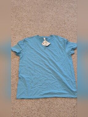 Classic Crewneck T-Shirt in Light Blue - Men's